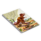 ティラノサウルス・レックスのレックスの恐竜 ノートブック (右側)