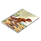 ティラノサウルス・レックスのレックスの恐竜 ノートブック (左側)