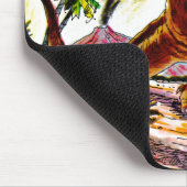 ティラノサウルス・レックスのレックスの恐竜 マウスパッド (コーナー)