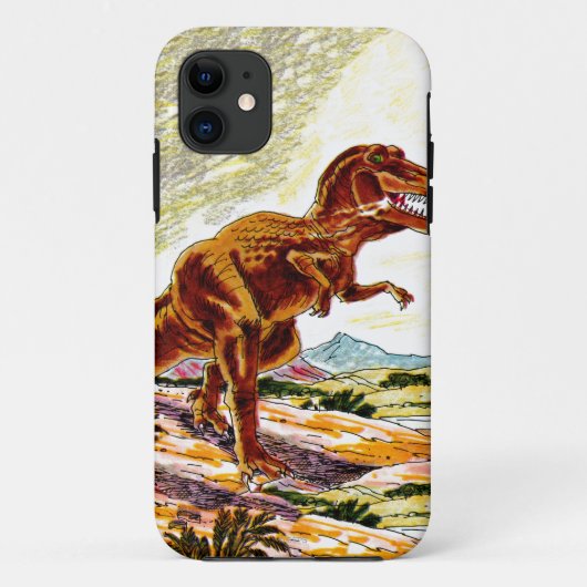 ティラノサウルス・レックスのレックスの恐竜 Case-Mate iPhoneケース (裏面)
