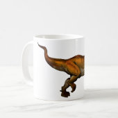 ティラノサウルス・レックスのレックスの連続したTレックス コーヒーマグカップ (正面左)