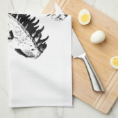 ティラノサウルス・レックスのレックス キッチンタオル (四つ折り)