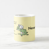 ティラノサウルス・レックスのレックスTのレックスのタイムマシンのマグ コーヒーマグカップ (中央)