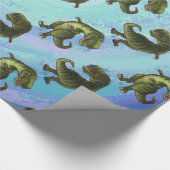 ティラノサウルス・レックスパターン ラッピングペーパー (角)