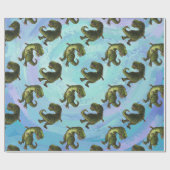 ティラノサウルス・レックスパターン ラッピングペーパー (フラット)