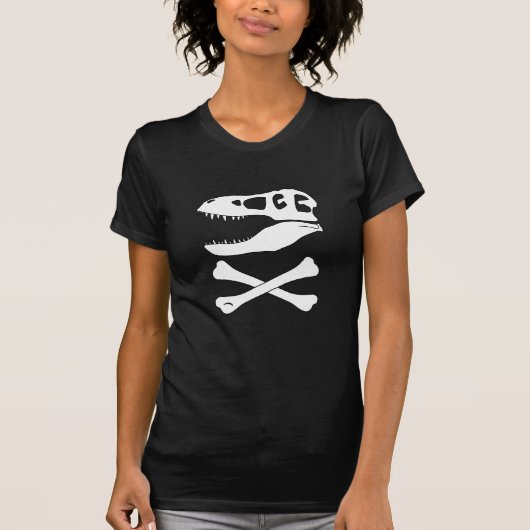 ティラノサウルス・レックス ジョリー・ロジャー Tシャツ (正面)
