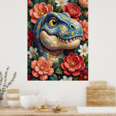 ティラノサウルス・レックス 壁画 ポスター 印刷 T-Rex (キッチン)