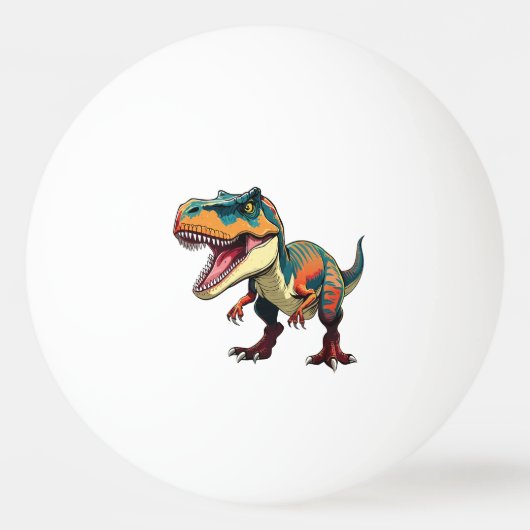 ティラノサウルス 卓球ボール (正面)