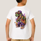 ティラノサウルス 恐竜 Tシャツ (裏面)