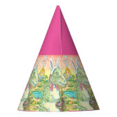 ティラノサウルスTレックス復活祭バニーパーティーハットディノ パーティーハット (裏面)