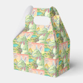 ティラノサウルスTレックス復活祭バニー切妻の好意ボックス フェイバーボックス (裏面サイド)