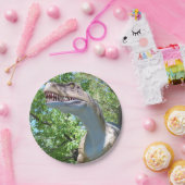 ティラノサウルスTレックス恐竜 ペーパープレート (パーティー)