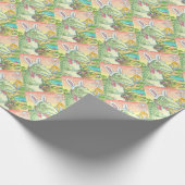 ティラノサウルスTレックス、ディーノイースターラッピング紙 ラッピングペーパー (角)