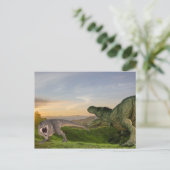 ティラノサール恐竜の戦い ポストカード (スタンド正面)