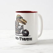 ティラノトルク恐竜 ツートーンマグカップ (正面右)