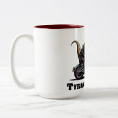 ティラノトルク恐竜 ツートーンマグカップ (左)