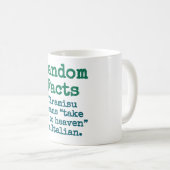 ティラミスは私を天国に連れて行イタリアンく – Triv コーヒーマグカップ (正面右)