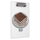 ティラミスケーキ漫画イラストレーション クリップボード (右)