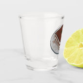 ティラミスケーキ漫画イラストレーション ショットグラス (左)