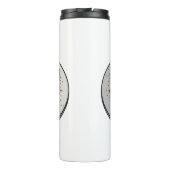 ティラミスケーキ漫画イラストレーション タンブラー (裏面)