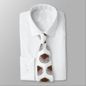 ティラミスケーキ漫画イラストレーション ネクタイ (タイ)