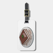 ティラミスケーキ漫画イラストレーション ラゲッジタグ (正面縦)