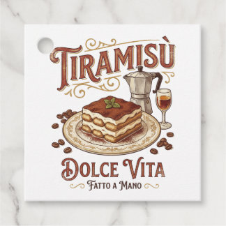 ティラミス ドルチェ ヴィータ イタリアン デザート フェイバータグ