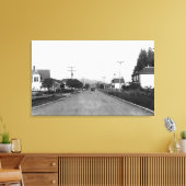 ティラモクオレゴン住宅通りシーン キャンバスプリント (インサイチュ (リビング))