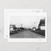 ティラモクオレゴン住宅通りシーン ポストカード (正面/裏面)
