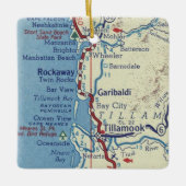 ティラモクORヴィンテージマップ セラミックオーナメント (正面)