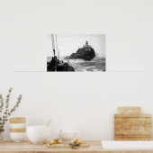 ティラモック、オレゴン州ライトハウスShip Photogrpから ポスター (キッチン)