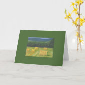 ティラレヘイスタックス誕生日グリーティングカード カード (黄色い花)