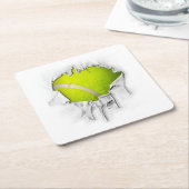 ティランステニススクエア紙コースター スクエアペーパーコースター (アングル)