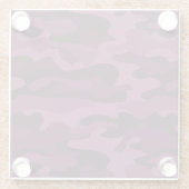 ティリアンパープルモノカラー迷彩柄 ガラスコースター (裏面)