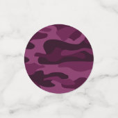 ティリアンパープルモノカラー迷彩柄 コンフェッティ (スモール正面)