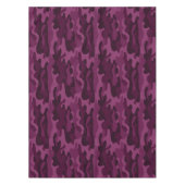 ティリアンパープルモノカラー迷彩柄 テーブルクロス (正面)