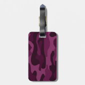 ティリアンパープルモノカラー迷彩柄 ラゲッジタグ (裏面縦)