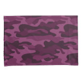 ティリアンパープルモノカラー迷彩柄 枕カバー (正面右)