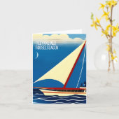 ティリケ・メッド・フェルセルスダーゲン、デンマークハッピーバースデー カード (黄色い花)