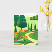 ティリケ・メッド・フェルセルスダーゲン、デンマークハッピーバースデー カード (黄色い花)