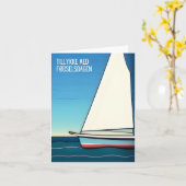 ティリケ・メッド・フェルセルスダーゲン、デンマークハッピーバースデー カード (黄色い花)