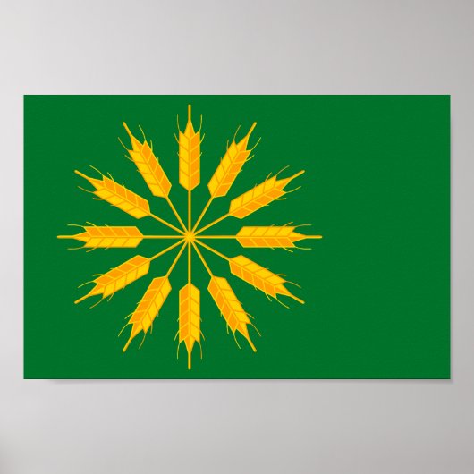 ティリー島国旗 ポスター (正面)