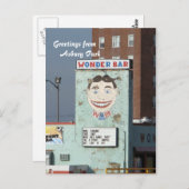 ティリー/疑問に思バーインアズベリーパークNJ ポストカード (正面/裏面)