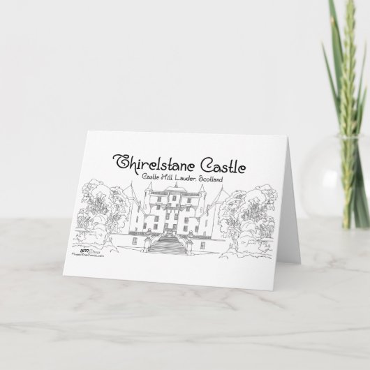 ティルスタネキャッスルスコットランド カード (正面)