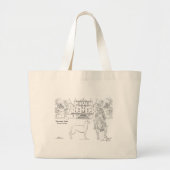 ティルスタンキャッスルスコットトートバッグ ラージトートバッグ (正面)