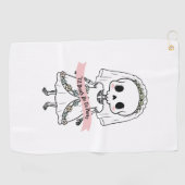 ティルデスは私たちパーティーハロウィーン ゴルフタオル (横)