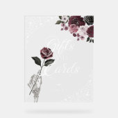 ティルデスウォーターカラースケルトンバラギフト&カード アクリルサイン (正面)