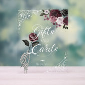 ティルデスウォーターカラースケルトンバラギフト&カード アクリルサイン (ニュートラル)