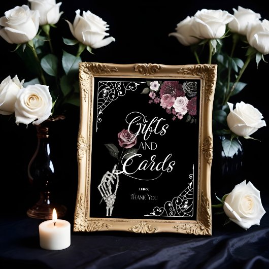 ティルデスウォーターカラースケルトンバラギフト&カード ポスター