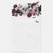 ティルデスウォーターカラースケルトンバラゴシック結婚ズ アクリルサイン (傾斜)